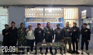 Kepala Rutan Kelas IIB Sidikalang bersama jajarannya menggelar razia insidentil gabungan di lingkungan Rutan Kelas IIB Sidikalang, dengan melibatkan Aparat Penegak Hukum (APH) setempat. Foto: Dok. Redaksi.