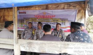 Program Jumat Curhat kembali digelar di wilayah hukum Polsek Tanah Jawa dengan pendekatan yang lebih humanis. Foto: Istimewa.