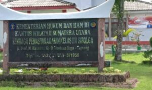 Lembaga Pemasyarakatan Kelas IIA Sibolga. Foto: Istimewa.