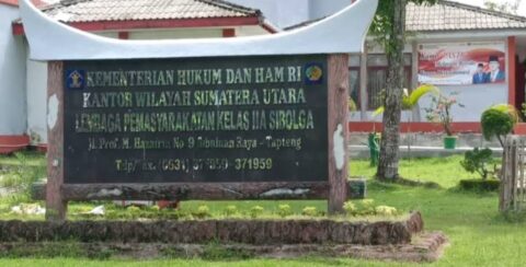 Lembaga Pemasyarakatan Kelas IIA Sibolga. Foto: Istimewa.