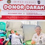 Memperingati Hari Bakti Kementerian Imigrasi dan Pemasyarakatan ke-1, Rutan Kelas IIB Humbang Hasundutan menggelar kegiatan donor darah dan pengobatan gratis. Foto: Dok. Istimewa.